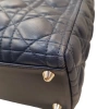 Bolsa Christian Dior Lady Dior Cannage Grande Azul Marinho - Image 7