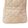 Bolsa Christian Dior Lady Dior Cannage Média Off White - Image 9
