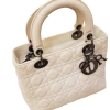 Bolsa Christian Dior Lady Dior Cannage Média Off White - Image 3