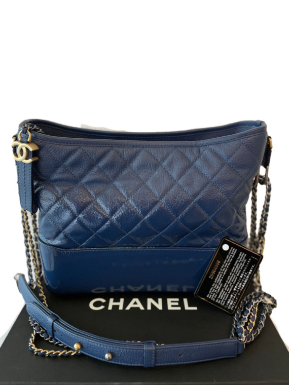 Bolsa Chanel Gabrielle Grande Azul Bic