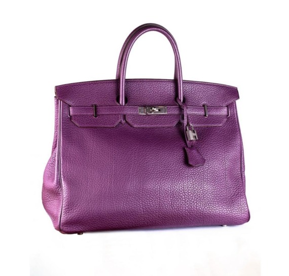 Bolsa Hèrmes Birkin 40 Violeta