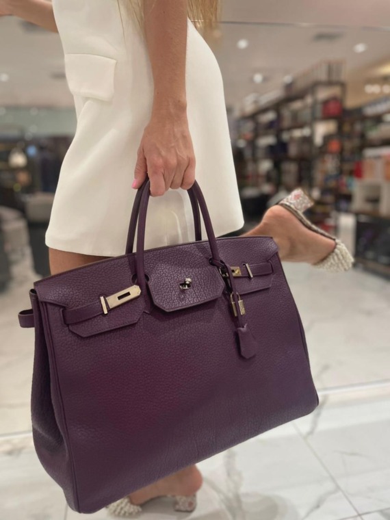 Bolsa Hèrmes Birkin 40 Violeta - Image 4