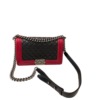 Bolsa Chanel Boy Lambskin Média Bicolor
