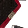 Bolsa Chanel Boy Lambskin Média Bicolor - Image 3