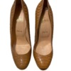 Sapato Christian Louboutin Phyton Bege