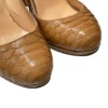 Sapato Christian Louboutin Phyton Bege - Image 3