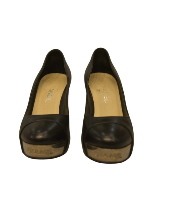 Sapato Chanel Cap Toe Preto - Image 3